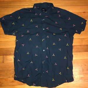 RVCA Short Sleeve Button Up